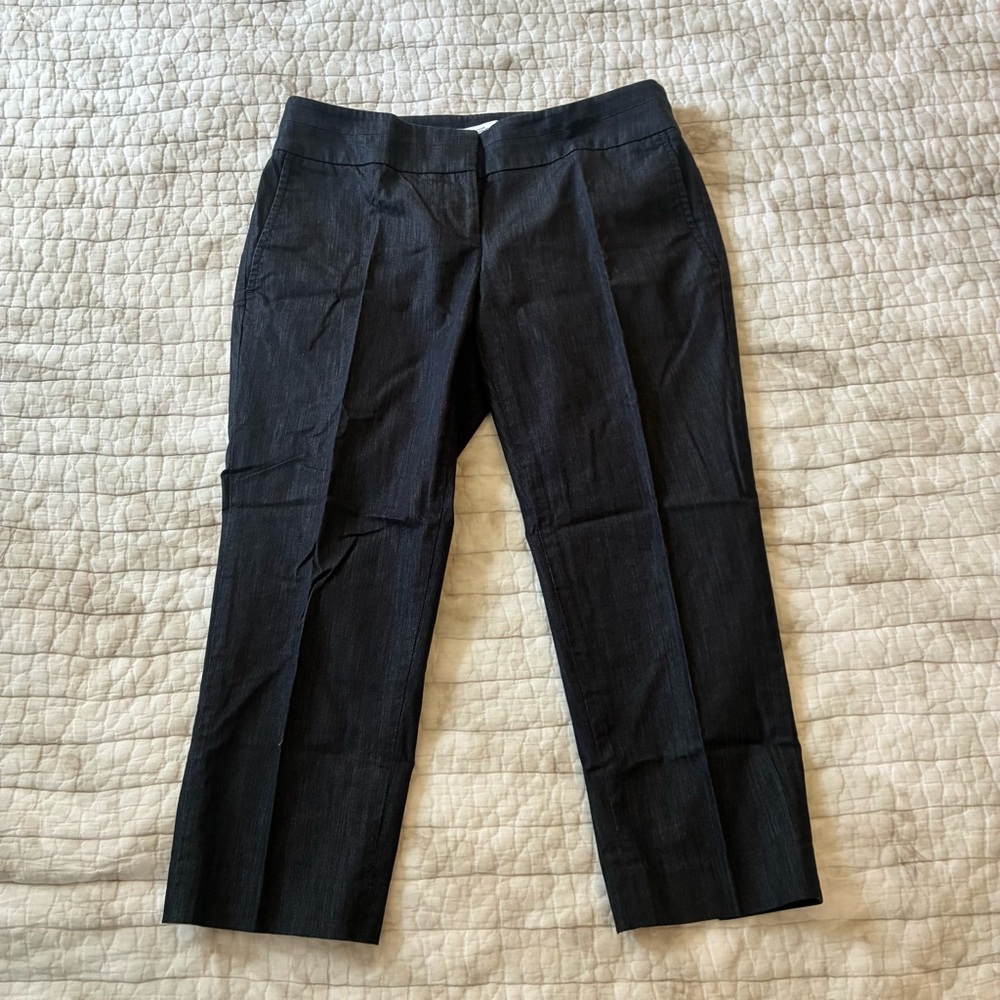 LOFT Chambray Capris (Indigo) Size 2P